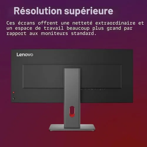 Lenovo ThinkVision P34WD-40 34" UWQHD 120 Hz IPS - vue 2
