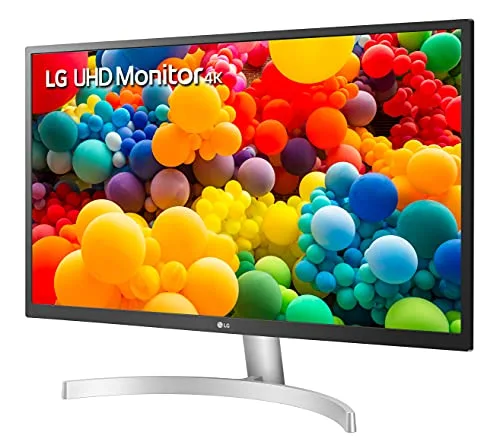 LG 27UL500P-W 27" 4K IPS Blanc - vue 2