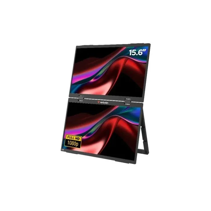 Verbatim Portable 15.6" FHD Dual Monitor Essentials
