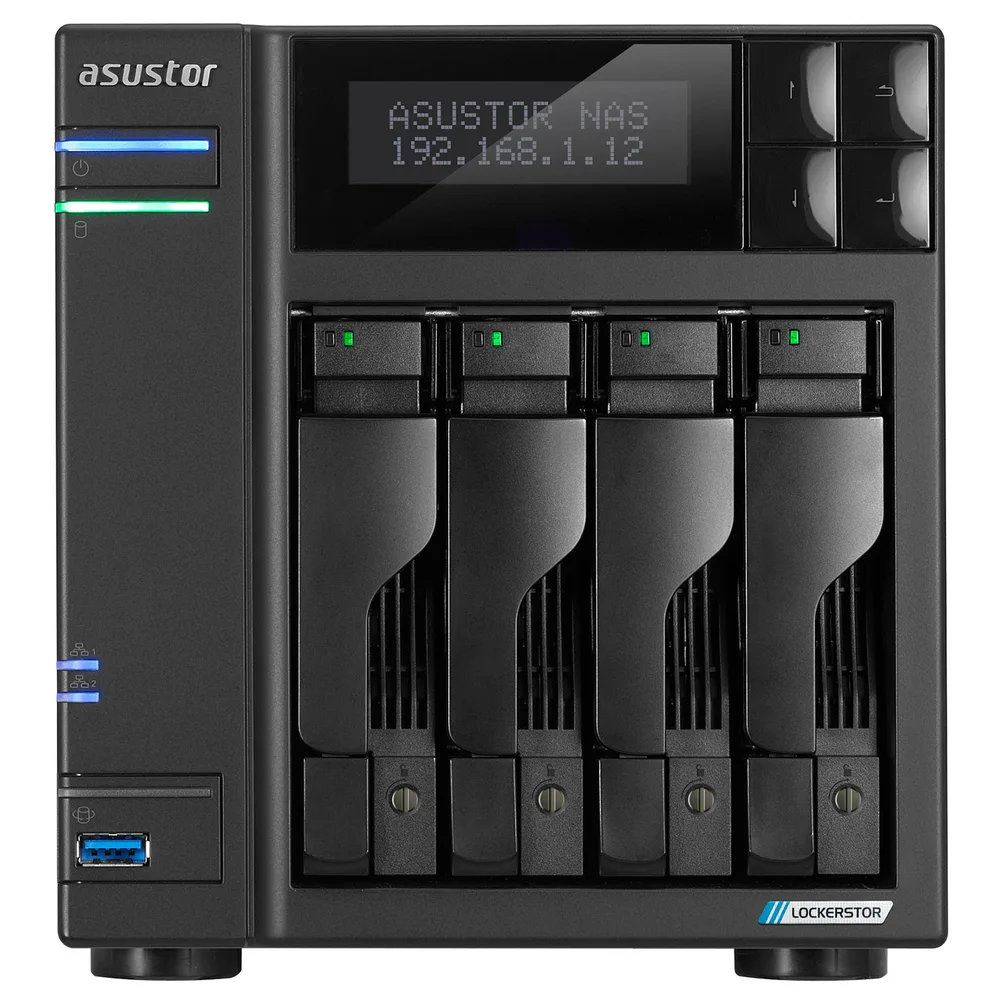 ASUSTOR Lockerstor 4 Gen2 AS6704T - vue 1