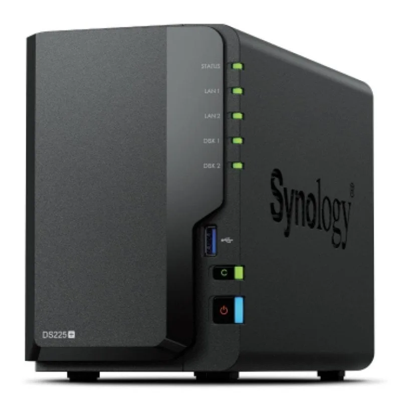Serveur NAS Synology DS225+ 2 Baies - vue 1