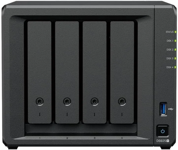 Serveur NAS Synology DS925+ (4Go RAM) - vue 1