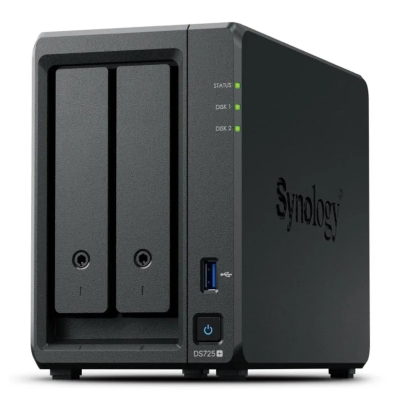 Synology DS725+ 2 baies - vue 2