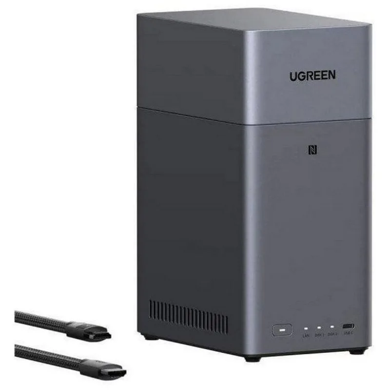 Ugreen DH2300 NAS 2 baies - vue 3