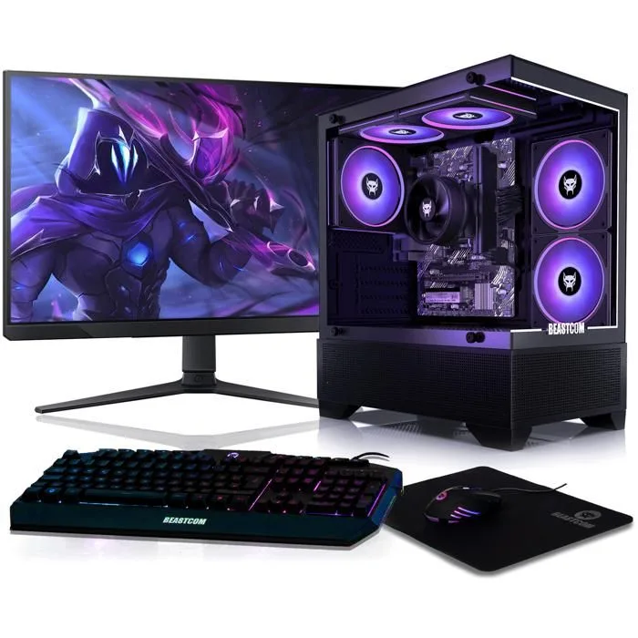 BEASTCOM Q3 Essential Gaming Ryzen 3 4300G 16 Go 512 Go SSD