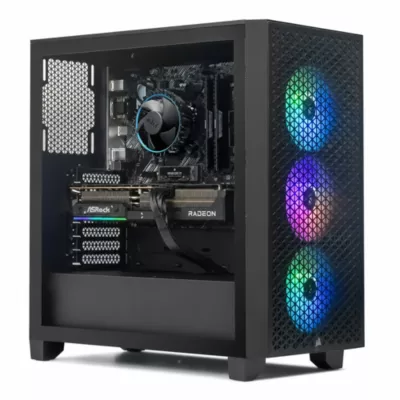 Corsair PC Gamer 3000D R79070XTXFR Ryzen 7 5700X RX 9070 XT - vue 1
