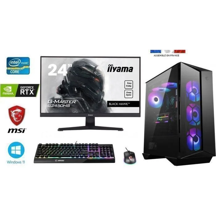MSI i7-12700KF RTX 5060 32 Go 2 To