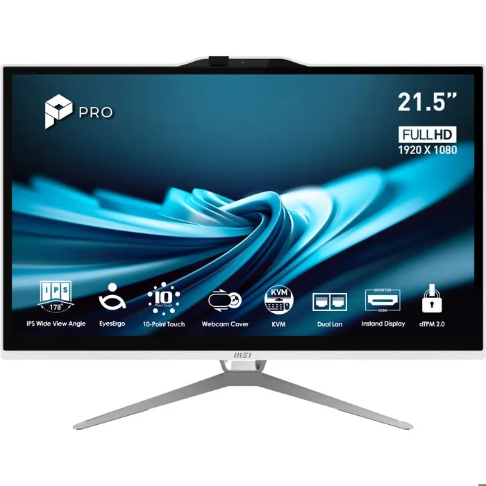 MSI Pro AP222T 14MA-606XEU i3-14100 8Go 512Go tactile