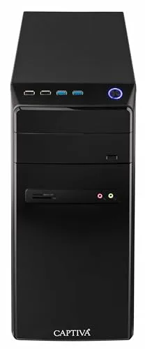 PC de bureau Captiva 95669 Ryzen 5 5600G 16GB 500GB SSD - vue 3