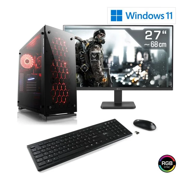 CSL Computer M11530H Ryzen 5 7500F RTX 3050 16 Go DDR5