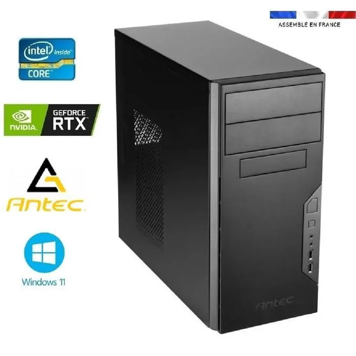 Antec PC Intel Core i7-12700F RTX 3050 6 Go