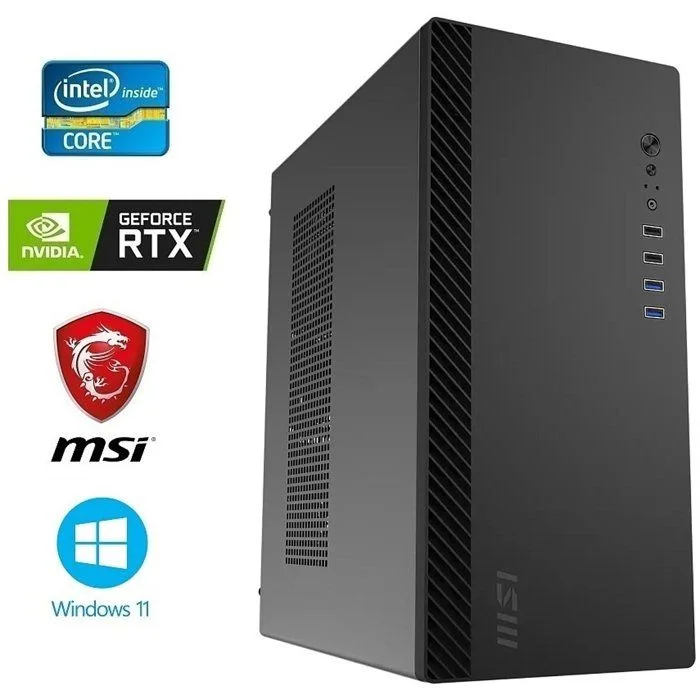 MSI PC i7-12700F RTX 3050 6 Go 32 Go 1 To