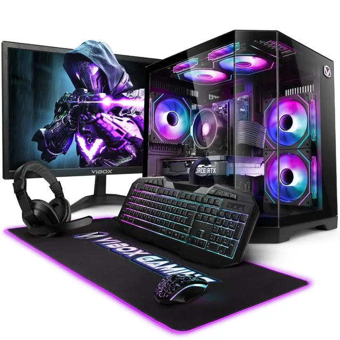 Vibox V-320 PC Gamer Ryzen 5 5500 RX 9070 16 Go 1 To