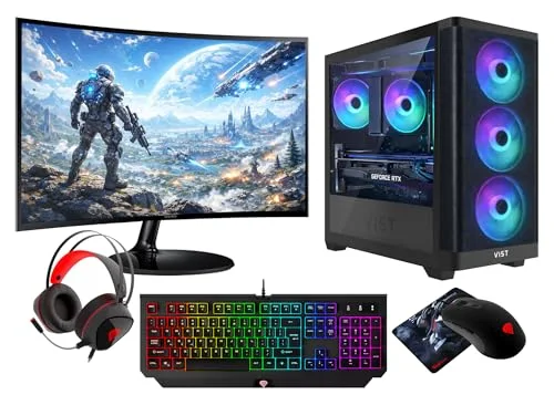 VIST Athena PC Gaming Ryzen 7 5700X RTX 5060 32Go