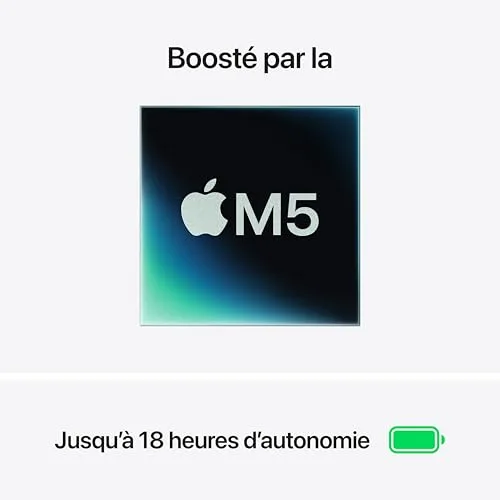 Apple MacBook Air 13" M5 24 Go 1 To - vue 3