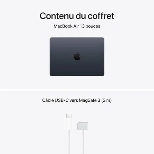 MacBook Air 13" M5 16Go 512Go Minuit - vue 6