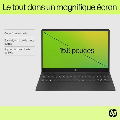 Ordinateur portable HP 15-FD0001SF/15.6FHD/INTEL N100/4Go/128SSD/w11H - vue 6