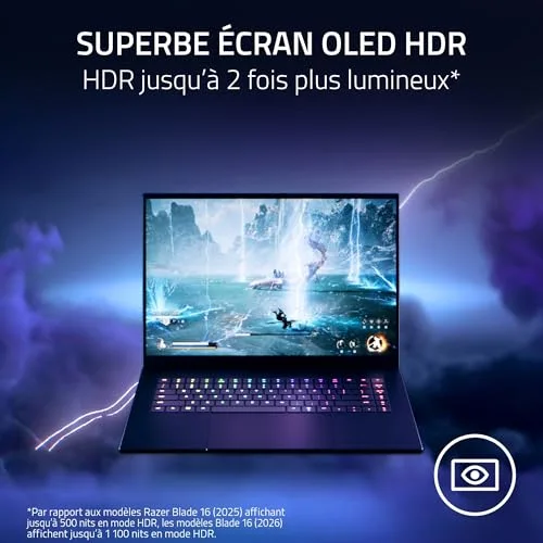 Razer Blade 16 2026 Core Ultra 9 RTX 5090 32GB 2TB - vue 6