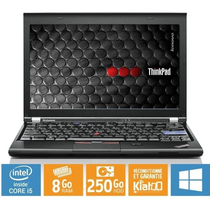 Lenovo ThinkPad X220 i5 8 Go 250 Go HDD