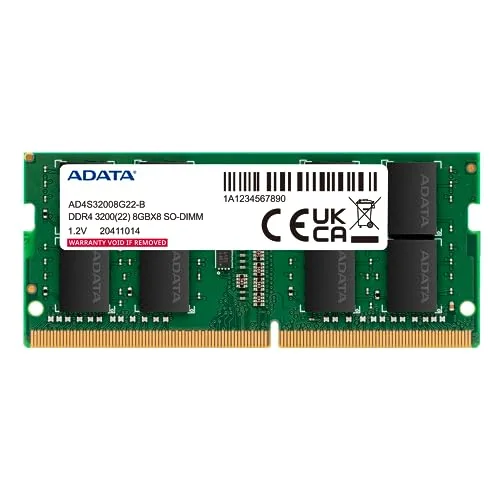 ADATA 16 Go Kit 2x8Go DDR4 3200 MHz - vue 2
