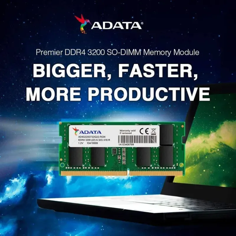 ADATA 32 Go DDR4 3200 MHz - vue 4