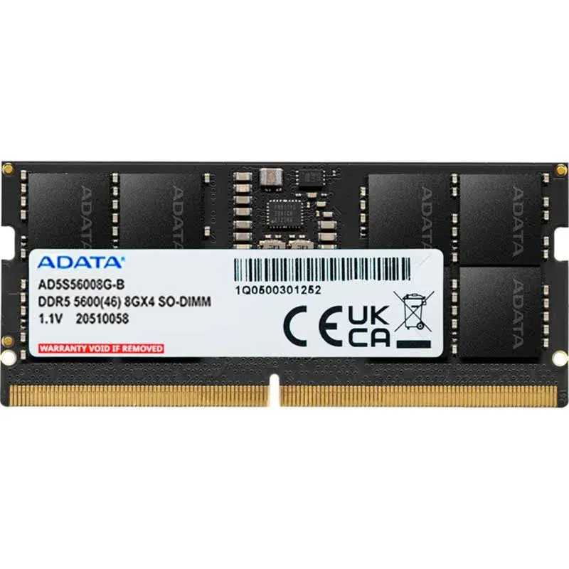 ADATA AD5S56008G-S 8 Go DDR5 4800 MHz - vue principale