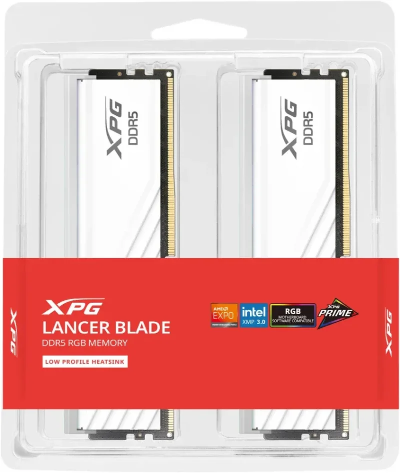 ADATA LANCER BLADE RGB 64 Go Kit 2x32Go DDR5 - vue 3