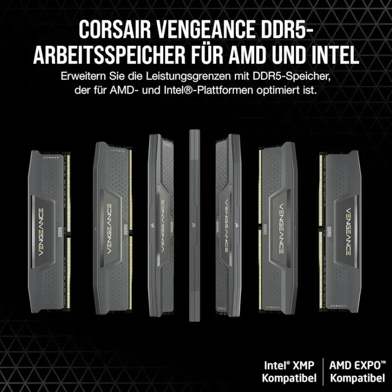Corsair 64 Go Kit 2x32Go DDR5 5200 MHz - vue 4