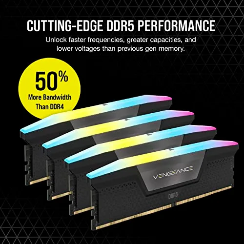 Corsair 64 Go Kit 4x16Go DDR5 6600 MHz - vue 3