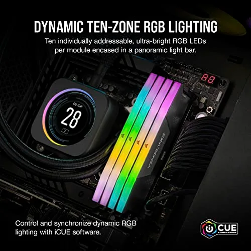 Corsair 64 Go Kit 4x16Go DDR5 6600 MHz - vue 4
