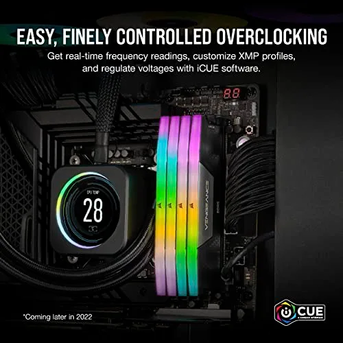 Corsair 64 Go Kit 4x16Go DDR5 6600 MHz - vue 5
