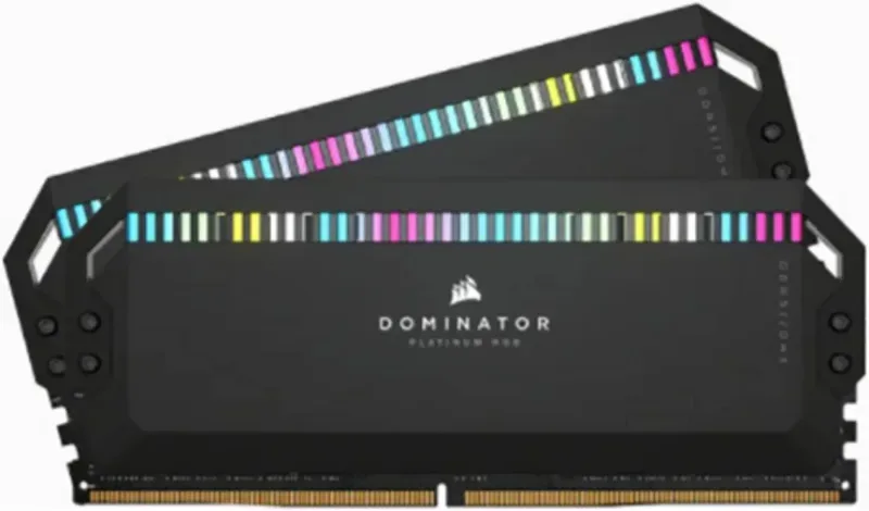Corsair Dominator Platine 32 Go Kit 2x16Go DDR5 6200 MHz RGB - vue principale