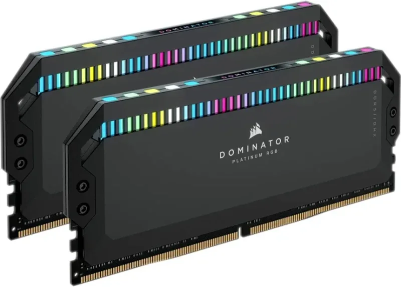 Corsair Dominator Platinum RGB 64 Go Kit 2x32Go DDR5 6600 MHz - vue principale