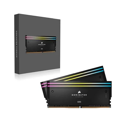 Corsair Dominator Titanium 32 Go Kit 2x16Go DDR5 6400 MHz - vue 7
