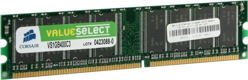 Corsair ValueSelect 1 Go DDR 400 MHz - vue 2