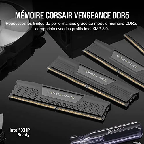 Corsair Vengeance 16 Go DDR5 5200 MHz - vue 2