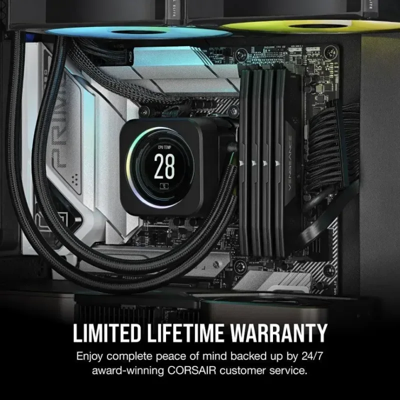 Corsair Vengeance 32 Go Kit 2x16Go DDR5 7000 MHz RGB - vue 3