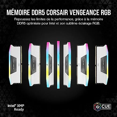 Corsair Vengeance DDR5 32 Go Kit 2x16Go 6400 MHz - vue 2