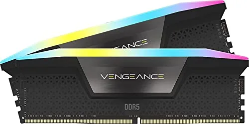 Memoire RAM Corsair Vengeance RGB 32 Go Kit 2x16Go DDR5 6000 MHz