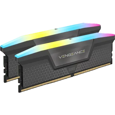 Corsair Vengeance RGB 64 Go (2 × 32 Go) DDR5-6000 CL40 Gris