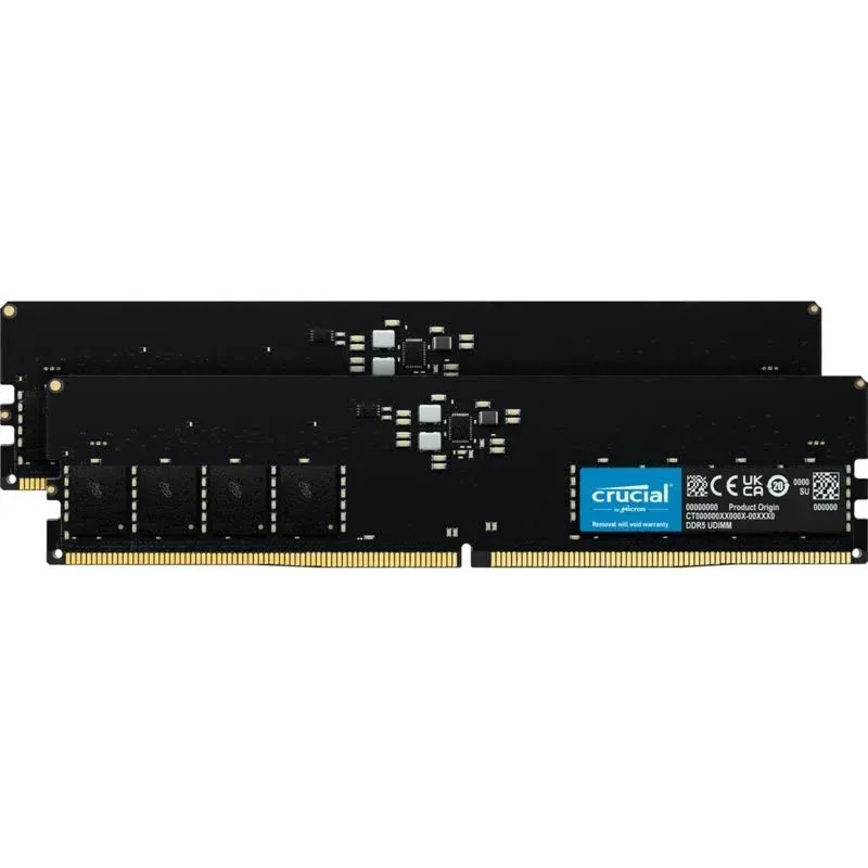 Crucial 32 Go DDR5 5600 MHz - vue principale