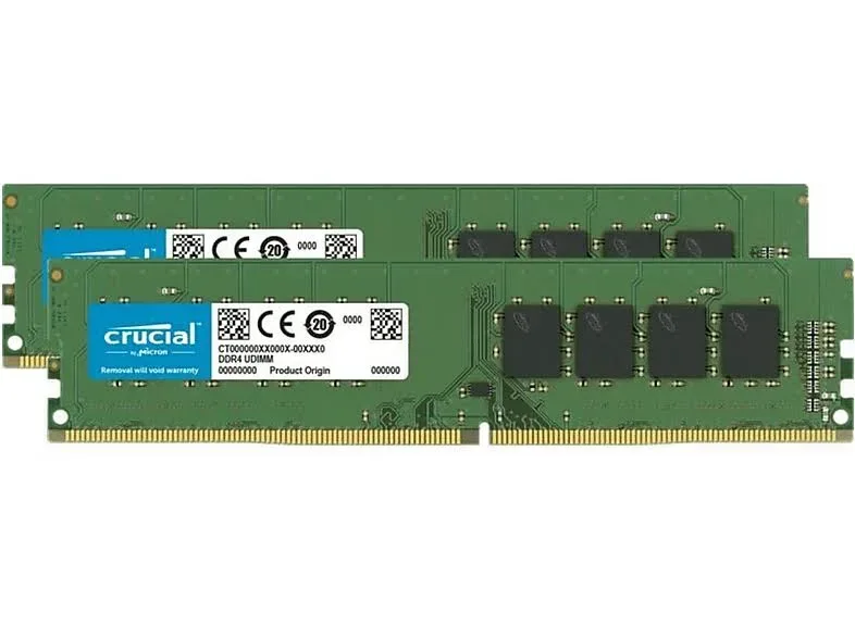 Crucial 32 Go Kit 2x16Go DDR4 3200 MHz - vue principale
