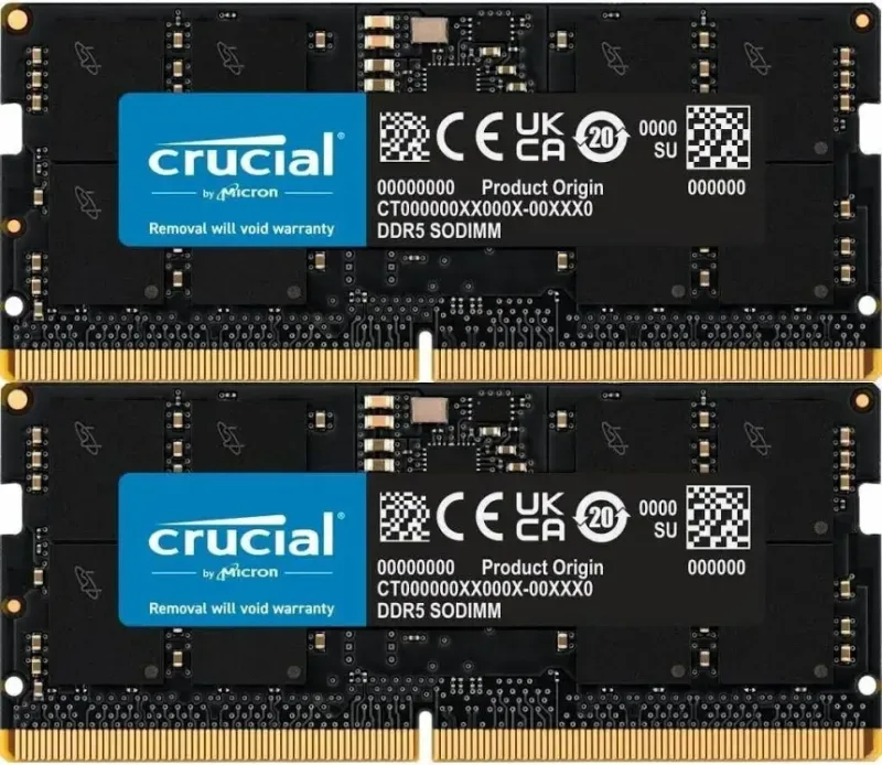 Crucial 48 Go DDR5 5600 MHz - vue 3