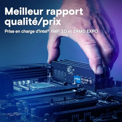 Crucial 64 Go DDR5 5600 MHz - vue 5