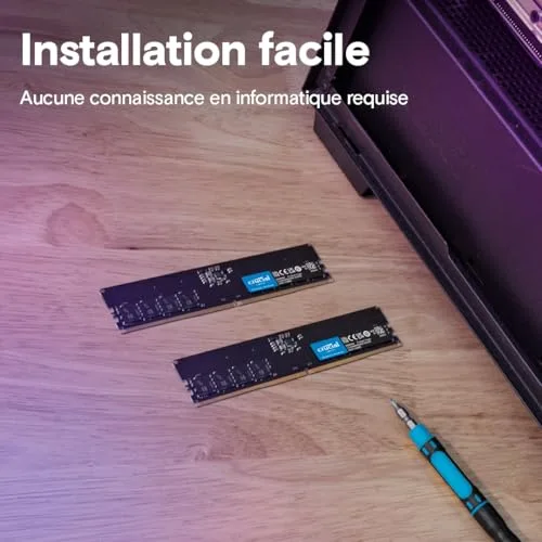 Crucial 64 Go DDR5 5600 MHz - vue 6