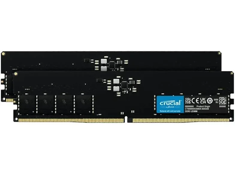 Crucial 64 Go Kit 2x32Go DDR5 4800 MHz - vue principale