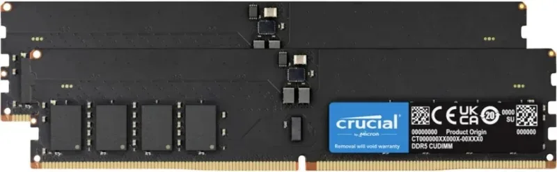 Crucial 64 Go Kit 2x32Go DDR5 6400 MHz - vue principale