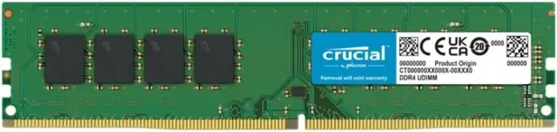 Crucial 8 Go DDR4 3200 MHz - vue principale