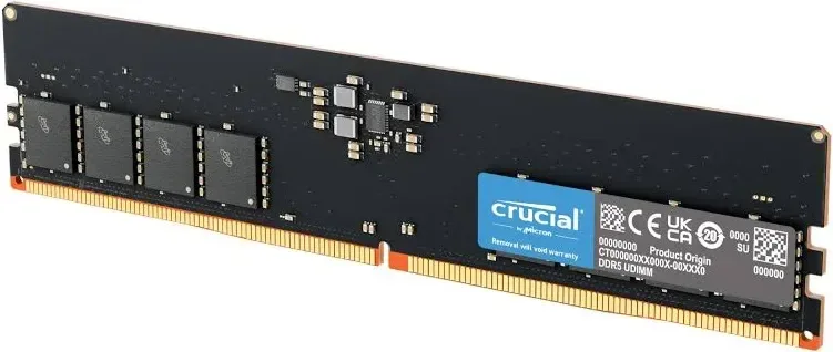 Crucial 8 Go DDR5 5600 MHz - vue principale