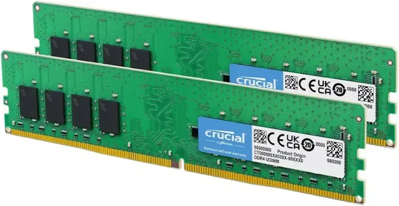 Crucial DDR4 64 Go Kit 2x32Go 3200 MHz - vue principale